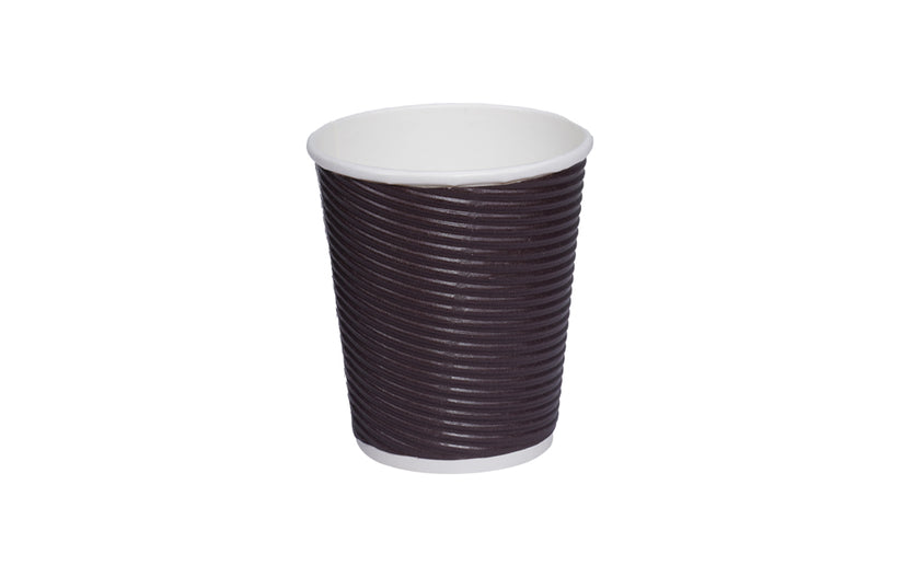 7oz ripple wall paper cup designed for serving hot beverages like coff ...