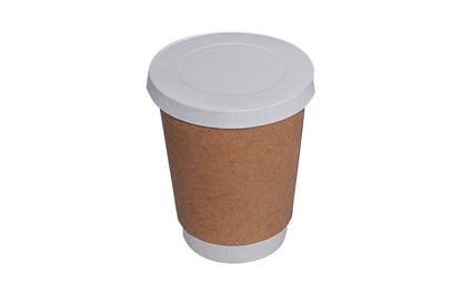 12oz Double wall paper cup to drinks warm, ideal for coffee, tea, and other hot beverages in cafes and takeaway counters.