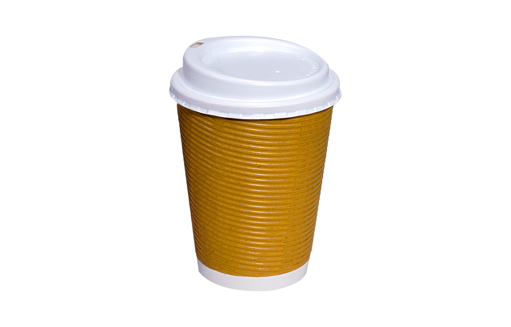 Bio Paper Ripple Cup 7oz PP Lid