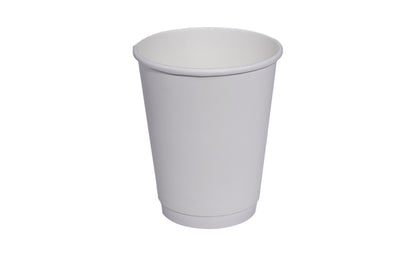 12oz Double Wall Paper Cup White