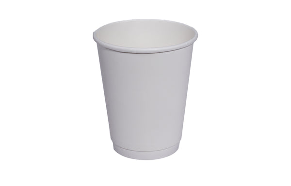 12oz Double wall paper cup to drinks warm, ideal for coffee, tea, and other hot beverages in cafes and takeaway counters.