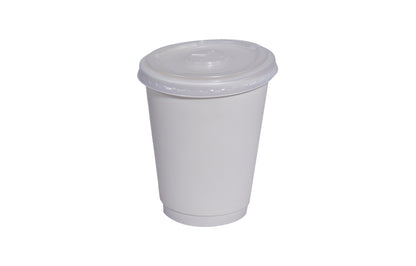 12oz Double Wall Paper Cup White