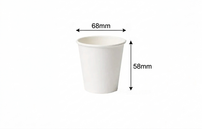 150ml Single Wall Paper Cup White