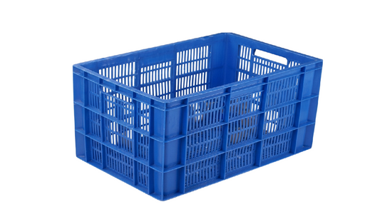 Crates 600x400x220 mm Side Opened Blue