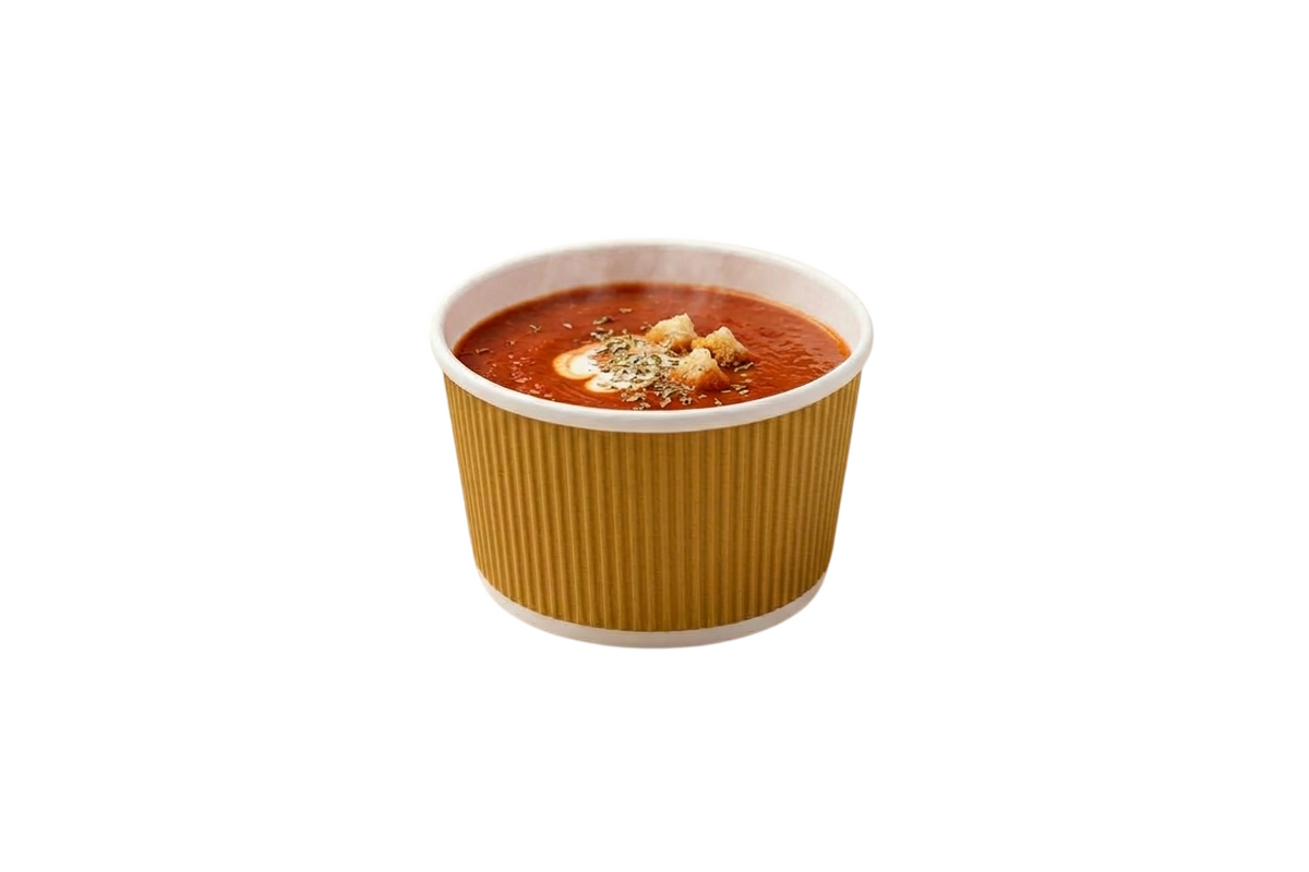 350ml Soup Bowl Paper Ripple