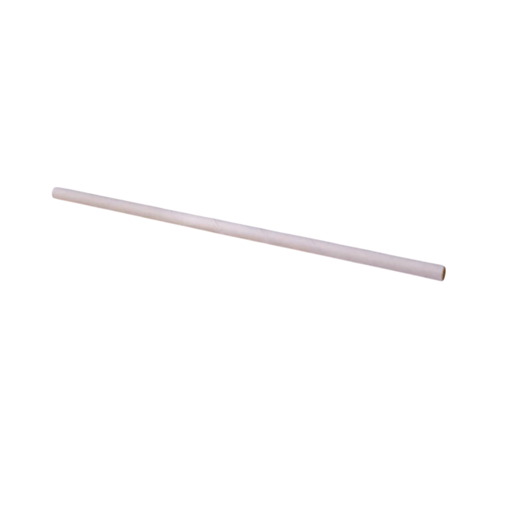 8mm paper Straw White