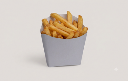 L11xG4xB9 cm French Fries Scoop White