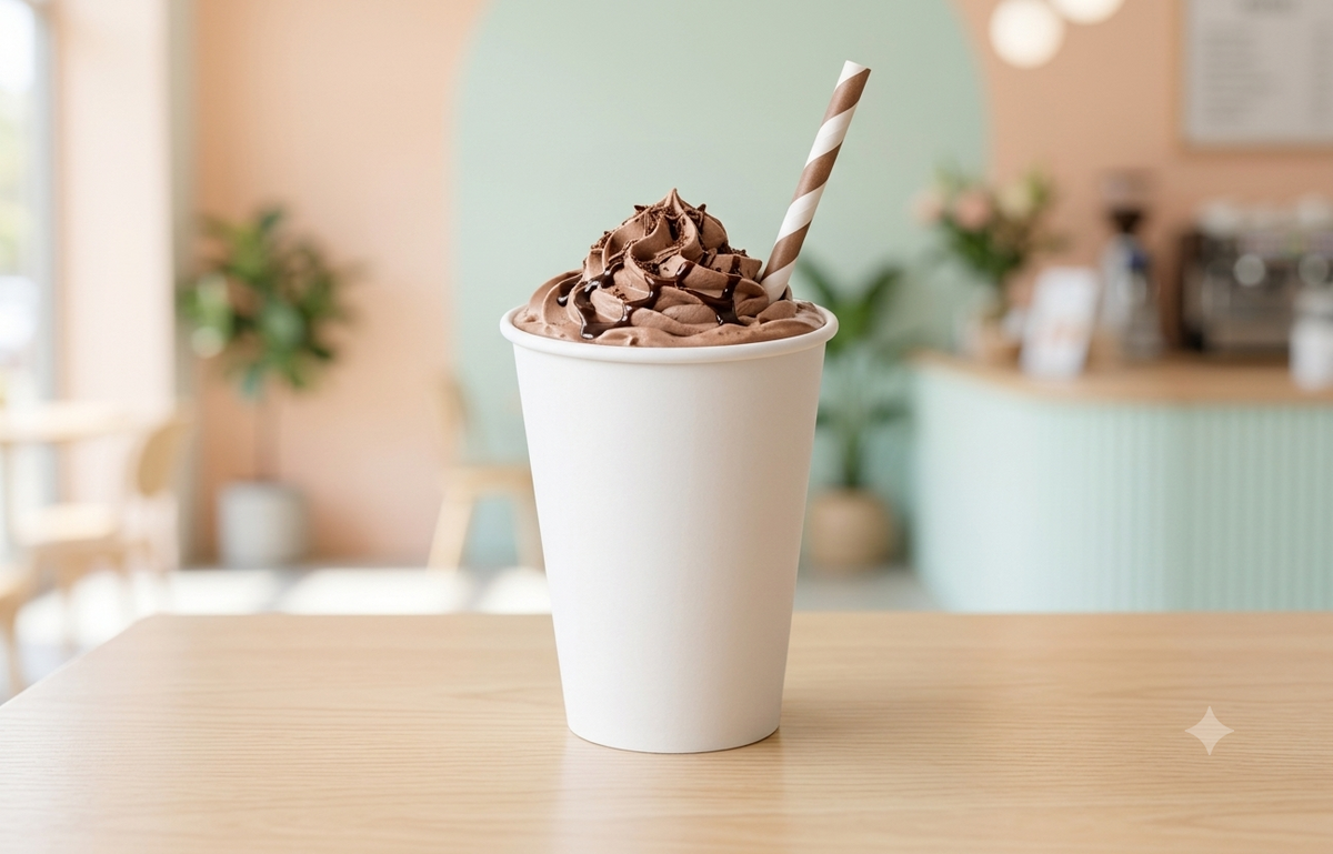 480ml Single Wall Paper Cup White