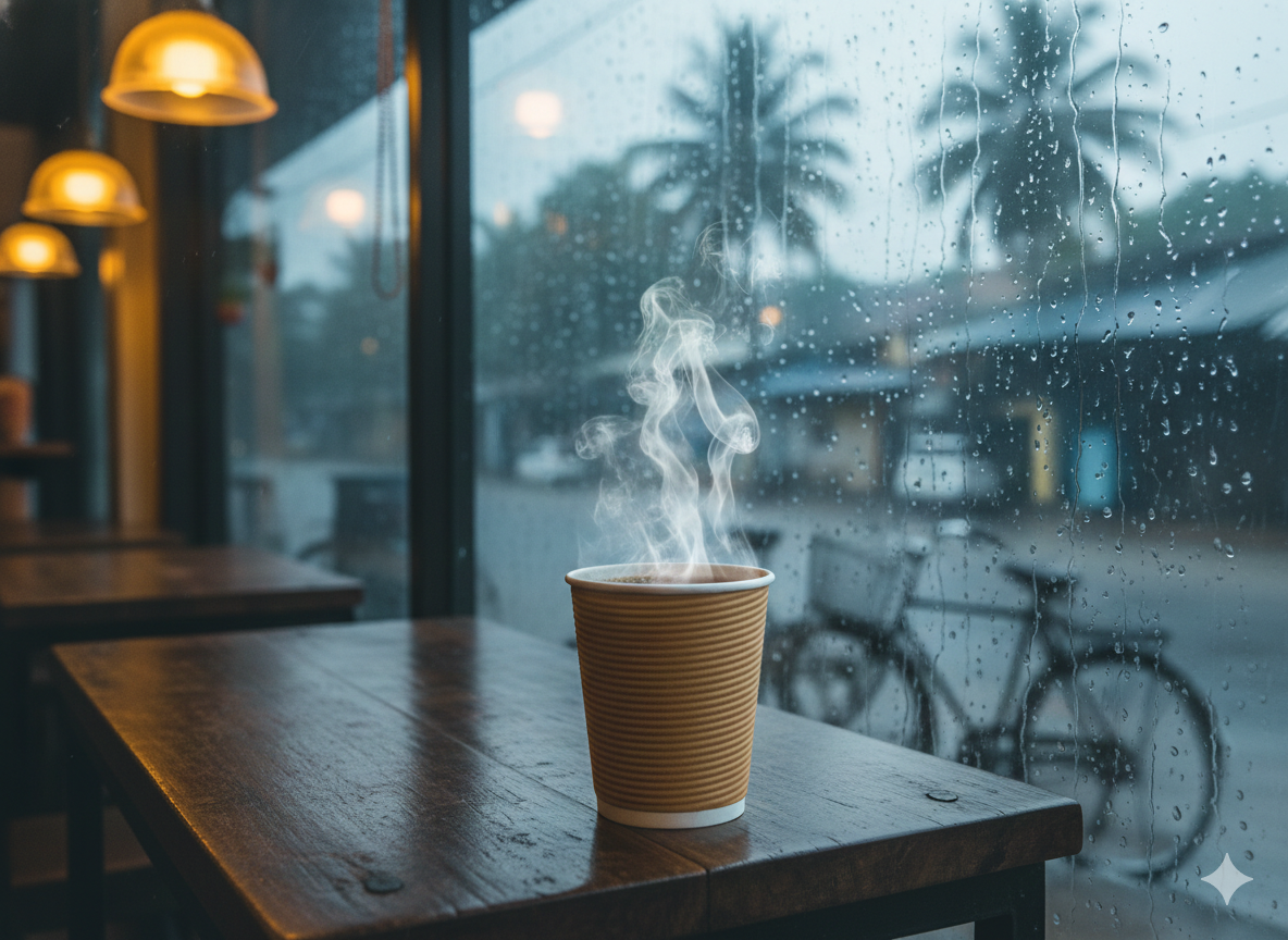 8oz ripple wall paper cup designed for serving hot beverages like coffee and tea, providing better heat protection and comfortable grip.