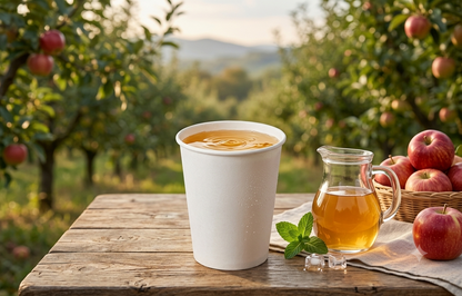 8oz Double wall paper cup to drinks warm, ideal for coffee, tea, and other hot beverages in cafes and takeaway counters.