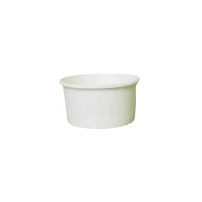 50ml Kraft White paper Takeaway container Food-grade with leak-resistant Suitable for soups, noodles, and hot or cold takeaway items.