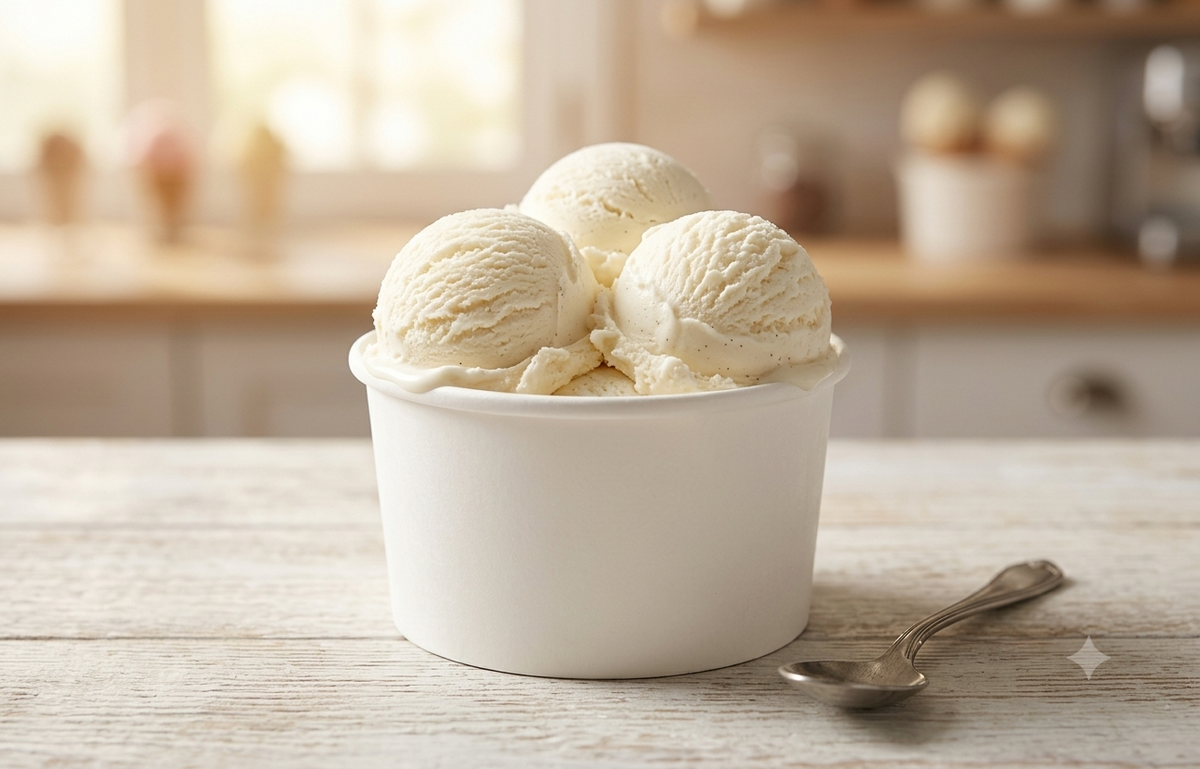 100ml Ice Cream Paper Cup White