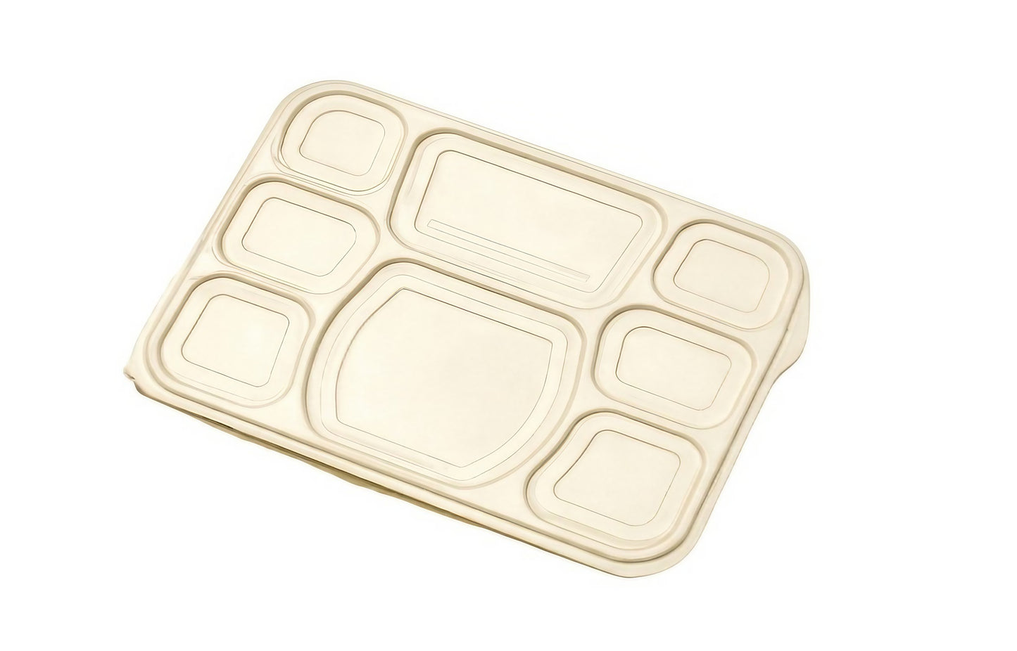 Lid For L30xW23cm 8 Compartment Cornstarch Meal Tray(Signature)