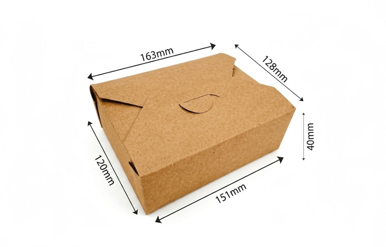 800ml Food Box Brown Kraft