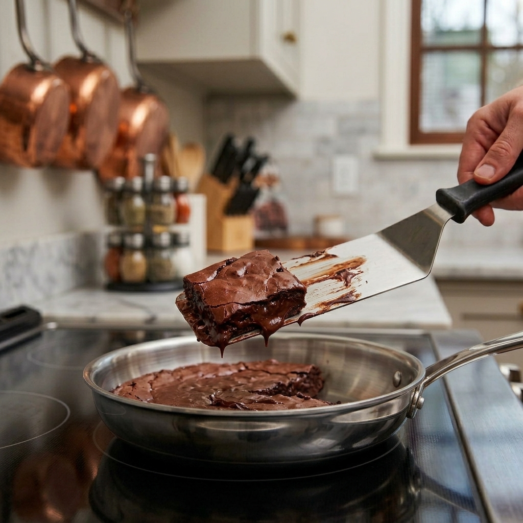 Stainless Steel Solid Spatula – Professional Cooking & Turning Spatula for Grills, Frying and Commercial Restaurant Kitchens