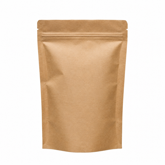 Standup Pouch without window Kraft brown 1000g