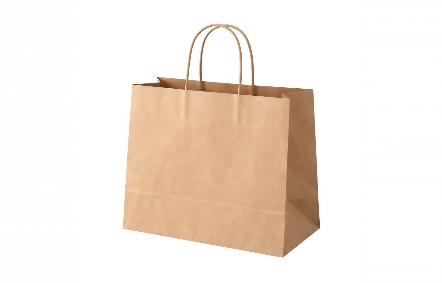 H23.5xW30.5xG20cm Brown Kraft Paper Bag with Twisted Handle