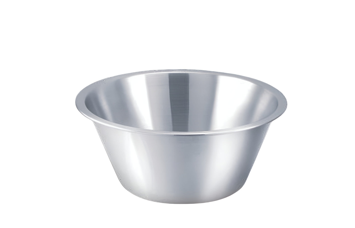Stainless Steel 6Ltr Taper Bowls 32cm (Beaded Edge)