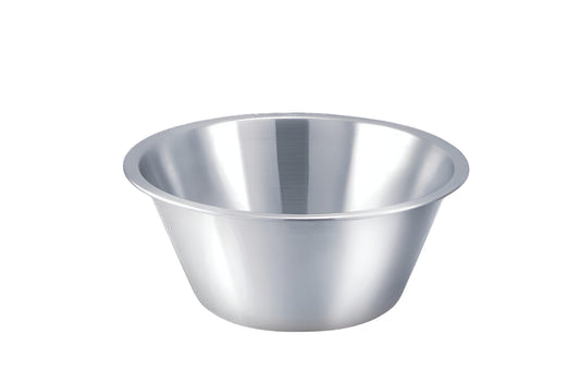 Stainless Steel 9Ltr Taper Bowls 36cm (Beaded Edge)