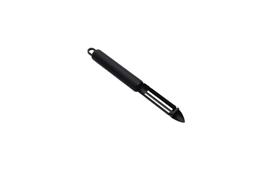8-inch Steel Straight Peeler In Black