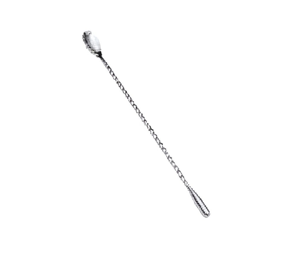 Stainless steel 33cm Drop Full Twisted Bar Spoons