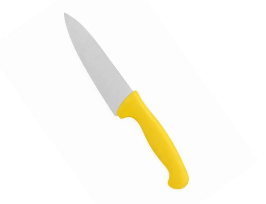8-inch Blade Chef Knife In Yellow