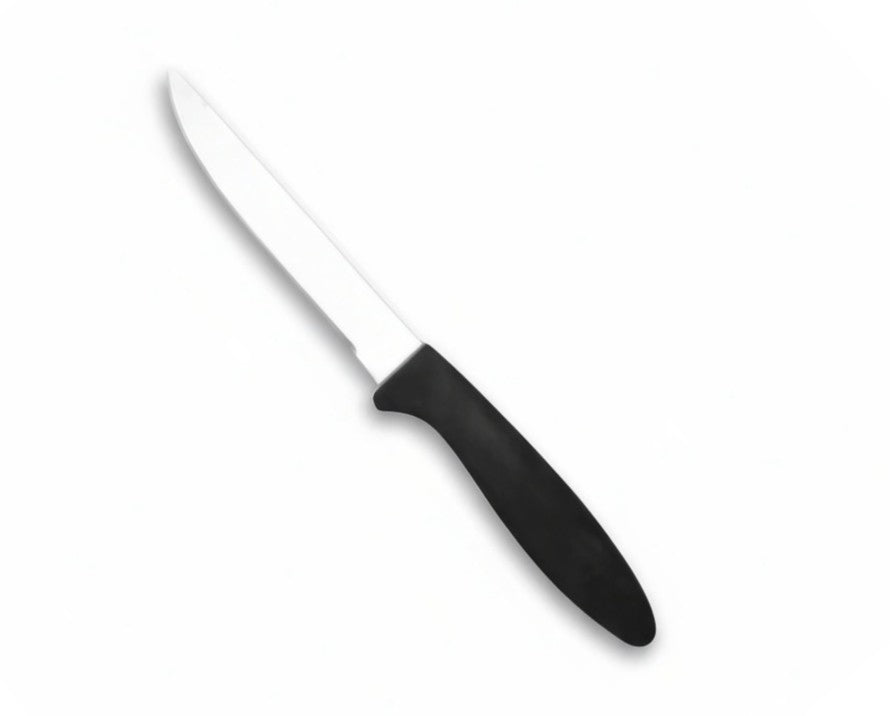 3 Inch Paring Knife – Professional Vegetable & Fruit Cutting Knife For Hotels, Restaurants & Catering Kitchens (Black Handle)