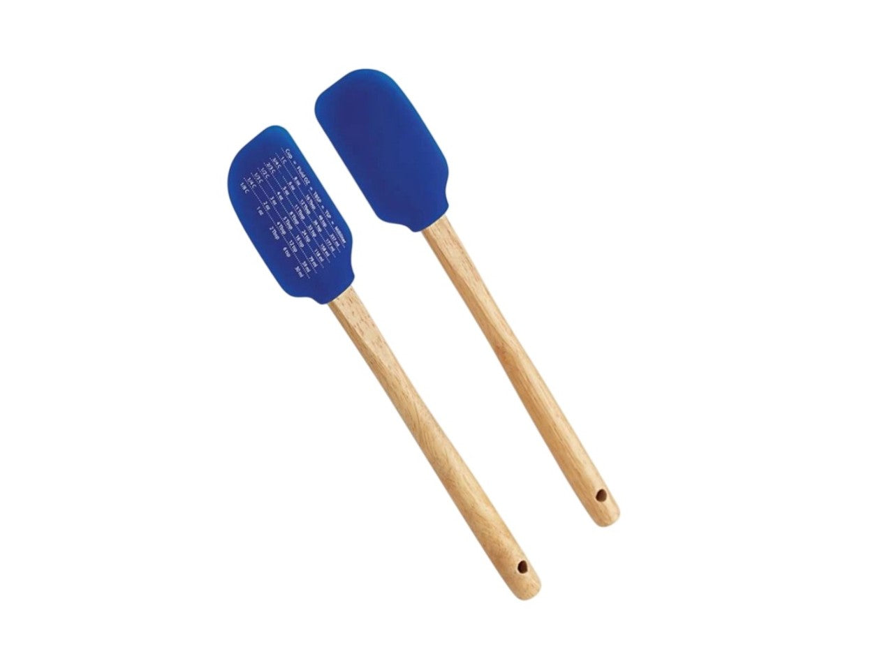 Silicone Flat Spatula (Wood Handle)