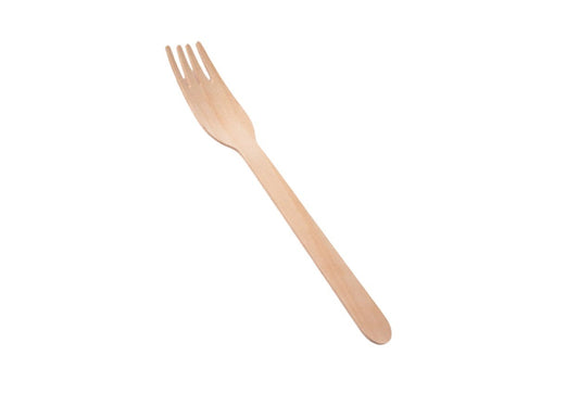 17cm Eco-Friendly Wooden Fork-100/Ctn