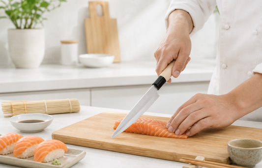 Commercial Shushi Knife 8-inch Black Stainless steel