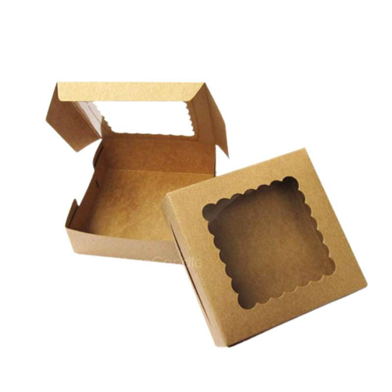 Browni Boxes With Window Kraft