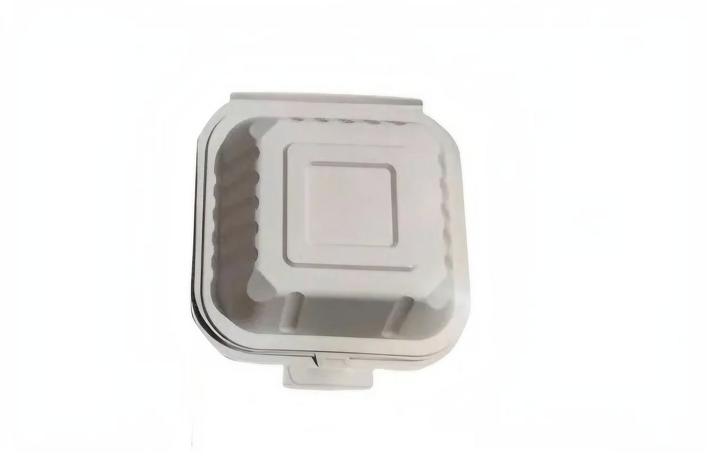 6.6inch Clamshell Cornstarch Burger Box Biodegradable