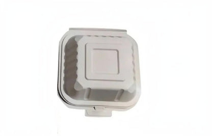 6.6inch Clamshell Cornstarch Burger Box Biodegradable