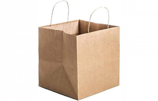 H28xW33xG25 cm- Brown Kraft Paper Bag With Twisted Handle