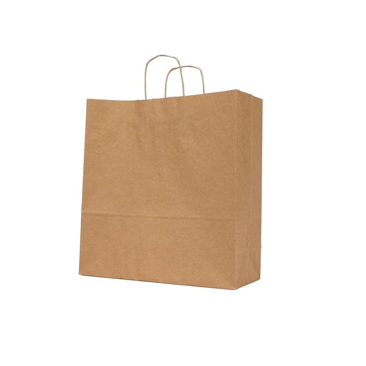 Large Size Paper Bag with Twisted Handle Brown