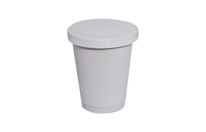 12oz Paper straw Cut Lid For Double wall Cup