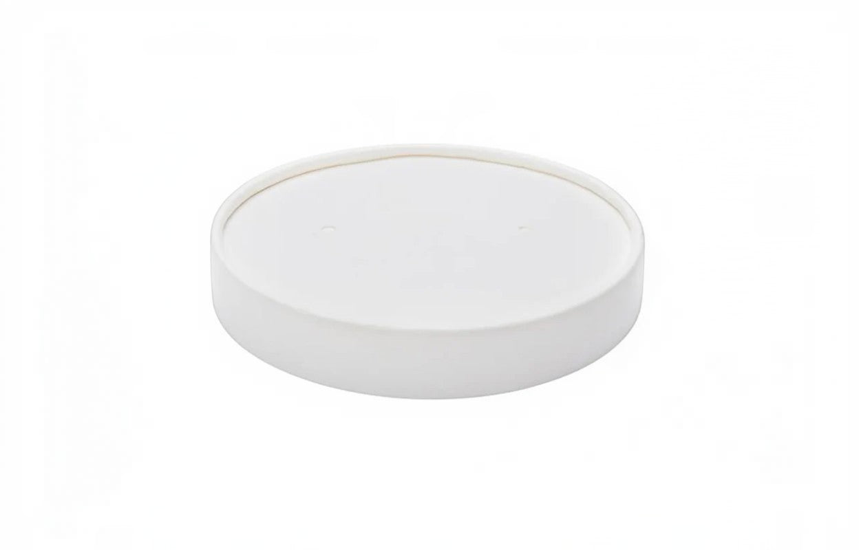 Paper Lids for 1250ml Flat White Container